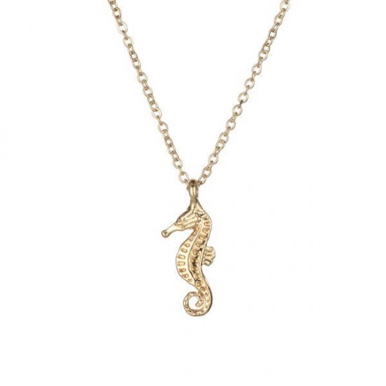 Fashion Jewelry Chain Seahorse Animal Necklace For Women Style 053 Fashion Jewelry Chain Seahorse Animal Necklace For Women Style 053